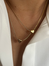 Load image into Gallery viewer, Heart Initial Necklace