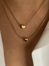 Load image into Gallery viewer, Heart Initial Necklace