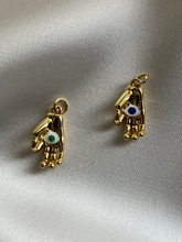 Load image into Gallery viewer, Evil Eye Hand Charm