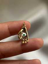 Load image into Gallery viewer, Evil Eye Hand Charm
