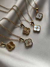 Load image into Gallery viewer, Clover Initial Necklace
