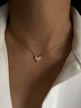 Load image into Gallery viewer, White Heart Necklace
