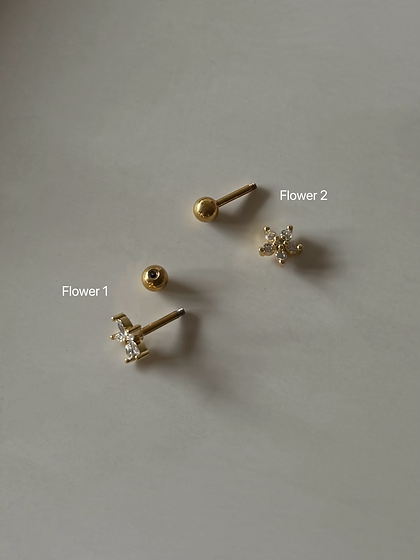 Flora Ball Screw-Back Studs (SS)