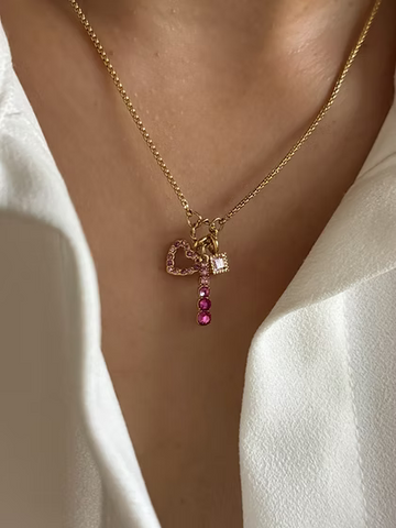 Rosa Charm Necklace