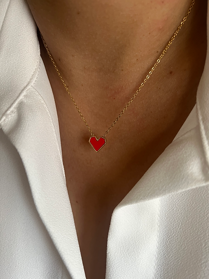 Red Heart Necklace