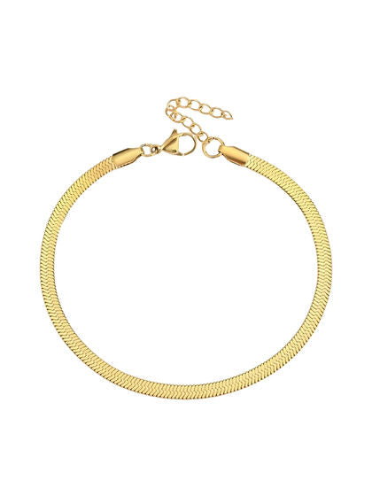 Herringbone Chain Anklet