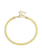 Load image into Gallery viewer, Herringbone Chain Anklet
