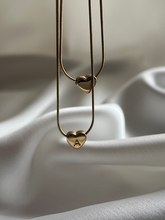 Load image into Gallery viewer, Heart Initial Necklace
