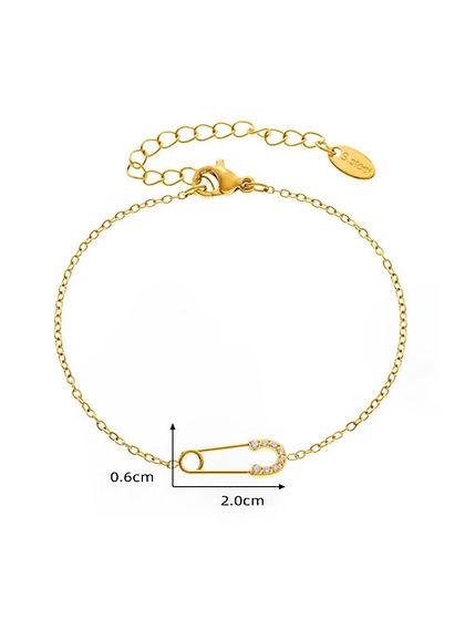 Safety Pin Bracelet