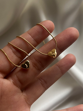 Load image into Gallery viewer, Heart Initial Necklace
