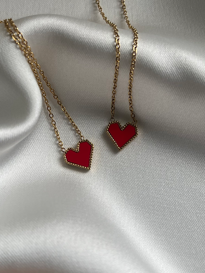 Red Heart Necklace