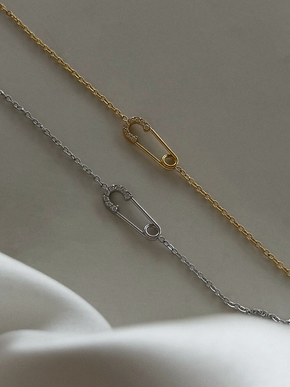 Safety Pin Bracelet