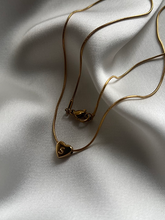 Load image into Gallery viewer, Heart Initial Necklace

