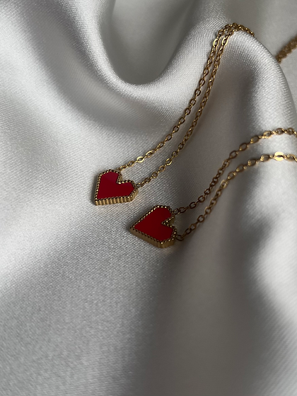 Red Heart Necklace