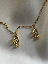 Load image into Gallery viewer, Evil Eye Hand Charm
