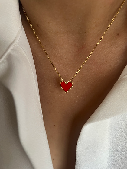 Red Heart Necklace