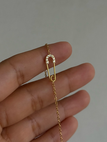 Safety Pin Bracelet